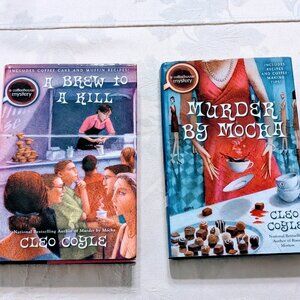 New Lot of 2 Cleo Coyle Coffeehouse Mystery HC DJ 1st Edition